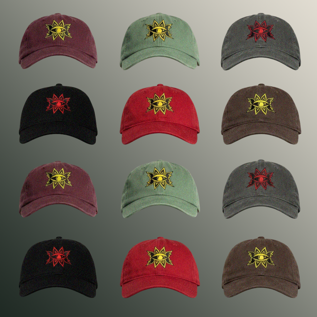 "EYES ON YOU" BROWN DAD CAP - Imagen 3